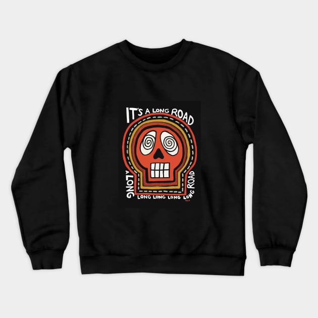 Long Road Crewneck Sweatshirt by KBILU_Art